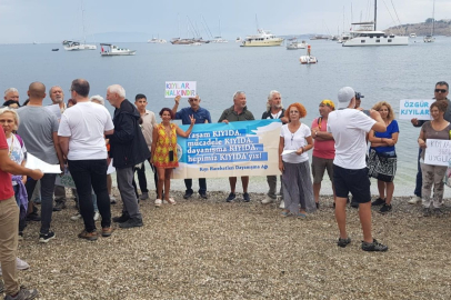 BODRUM'DA HALK İŞGALLERE İSYAN ETTİ
