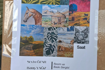 RESİM SERGİSİ AÇILDI