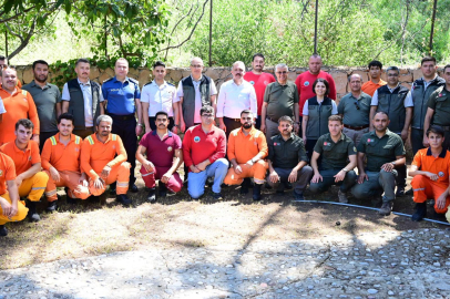 KEMER'DE ORMAN YANGINLARI İÇİN TEDBİR TOPLANTISI DÜZENLENDİ