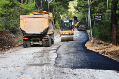 KİRİŞ DAĞ YOLUNDA ASFALT ONARIM ÇALIŞMASI BAŞLADI