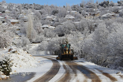 Antalya’nın Yüksek Kesimlerinde Kar Seferberliği