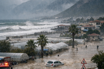 Antalya’ya 40 Günde Geçen Yılın Toplamı Kadar Yağış Düştü