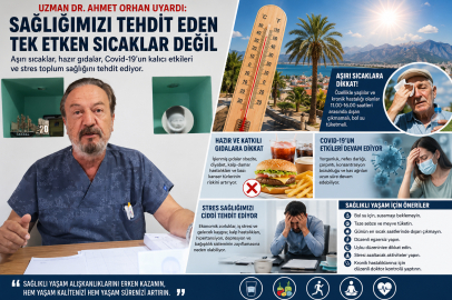 SAĞLIĞIMIZI TEHDİT EDEN TEK ETKEN SICAKLAR DEĞİL