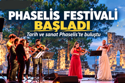 16.PHASELİS FESTİVALİ BAŞLADI