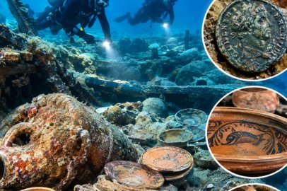 KEMER - ADRASAN AÇIKLARINDA 2 BİN 100 YILLIK BATIKTAN BİNLERCE ESER ÇIKARILDI